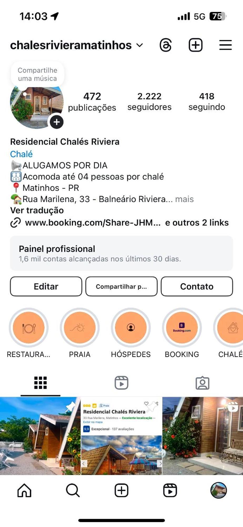 Residencial Chales Riviera 마티뇨스 외부 사진